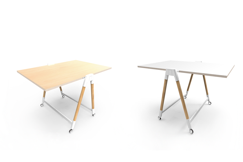 IdeaPaint Pivot Mobile Dry-Erase Board + Writable Table π¨π¦