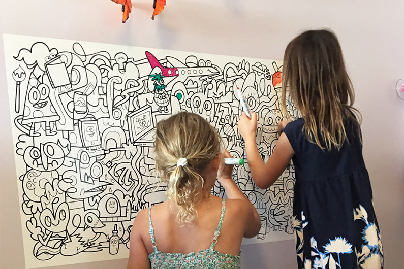 Dry Erase Colouring Decal 🇨🇦