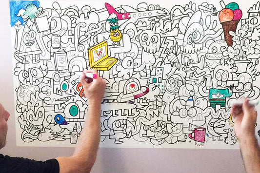 Dry Erase Colouring Decal π¨π¦